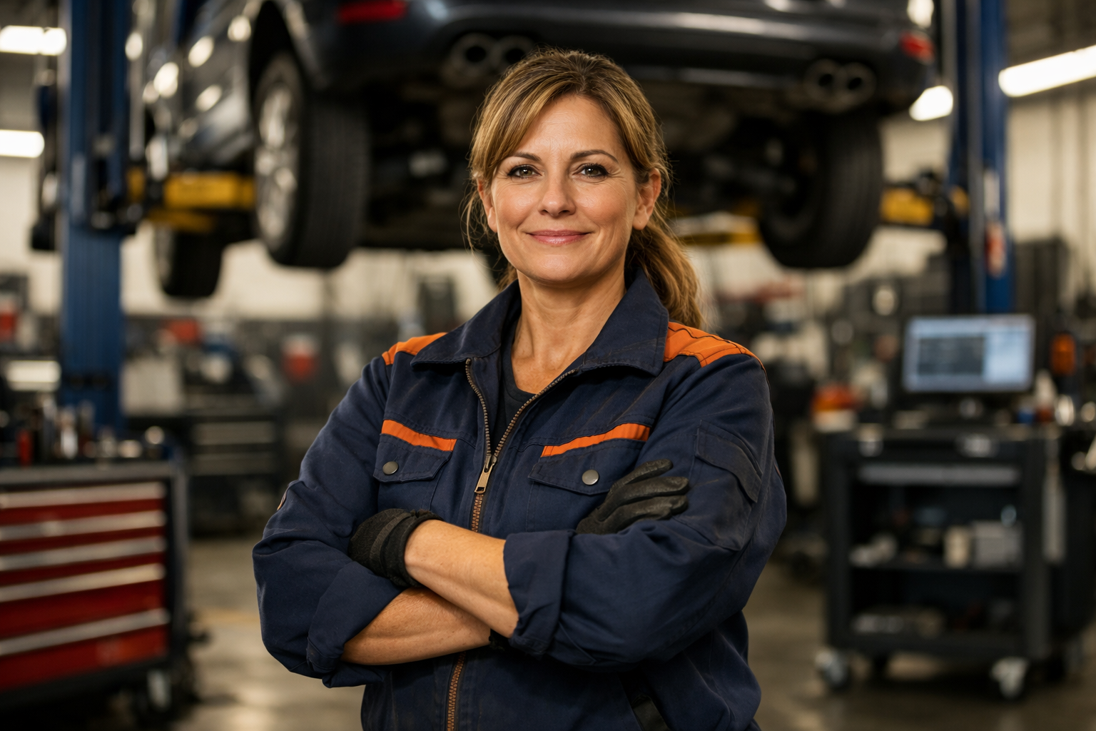 Profesjonalny mechanik samochodowy